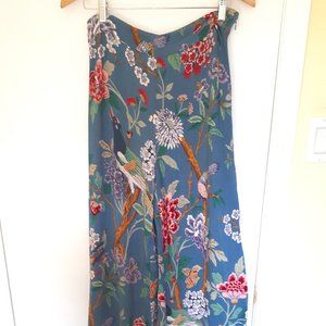 GP&J Baker x H&M Floral+Bird Wide Leg Pants
